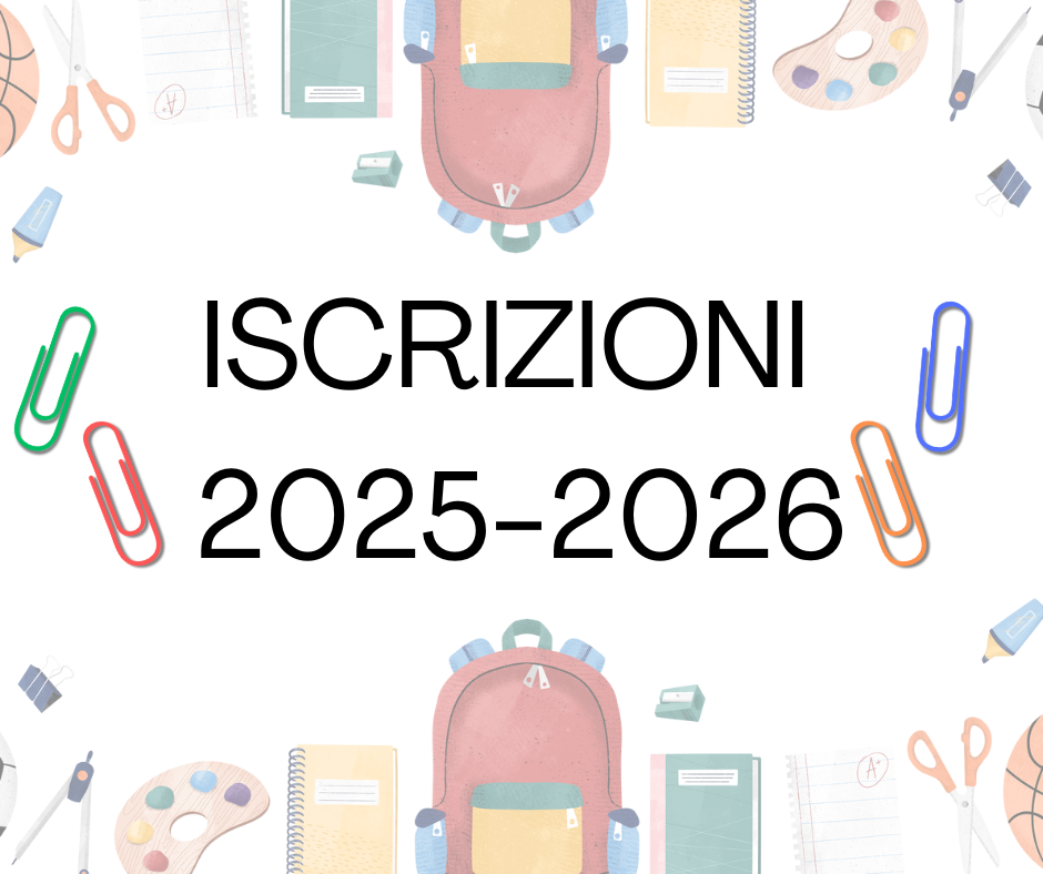 Iscrizioni anno scolastico 2025/2026